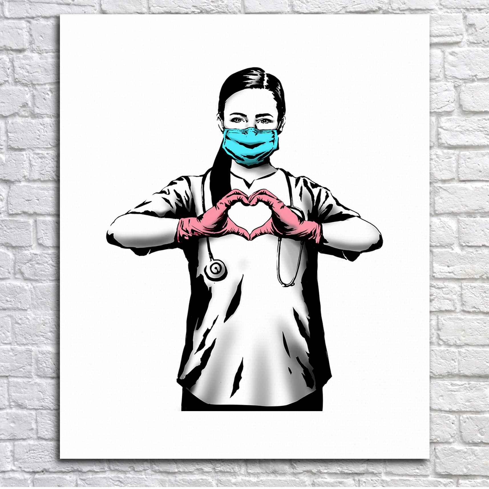 front line new gloves canvas